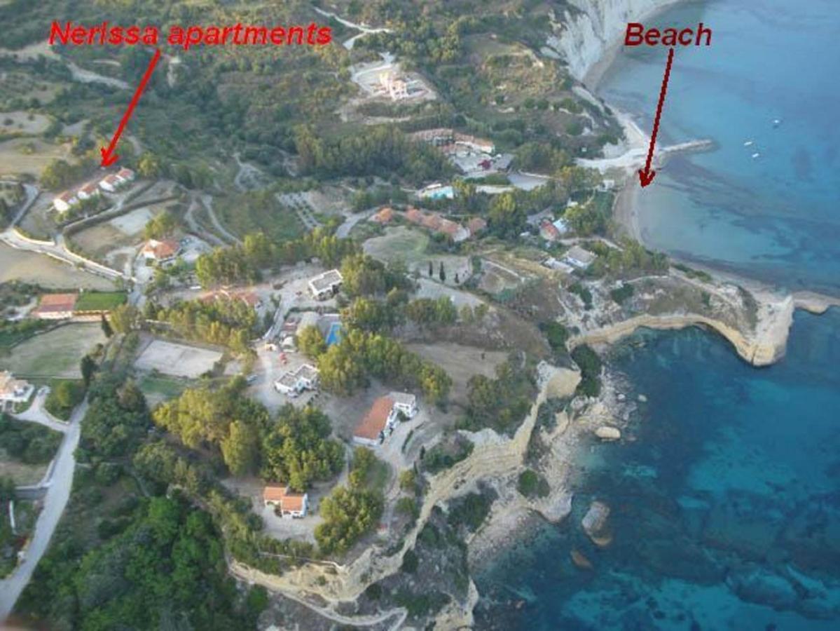 Nerissa Bungalow 2, Two Bedroom House With Sea View Spartià Buitenkant foto